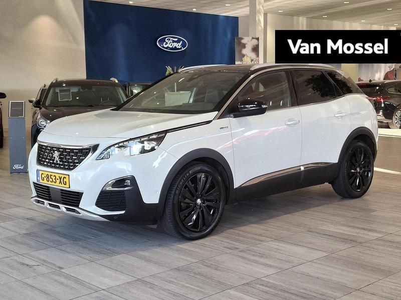 Wit Occasion 2020 Peugeot 3008 GT-line SUV | € 19.845 (Eerlijke prijs) - Afbeelding 1/4