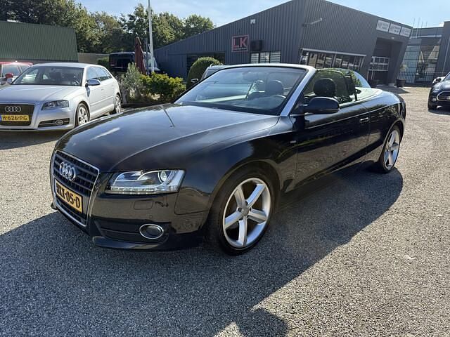 Zwart Gebruikt 2010 Audi A5 Cabriolet Proline Cabriolet | € 12.480 (Eerlijke prijs) - Afbeelding 1/4