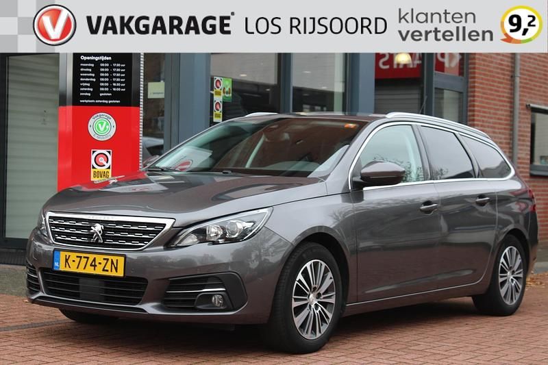 Grijs Occasion 2021 Peugeot 308 SW Allure Stationwagen | € 12.785 (Super prijs) - Afbeelding 1/4