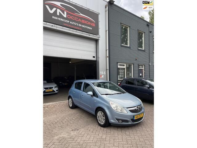 Blauw Gebruikt 2008 Opel Corsa Enjoy Hatchback | € 4.950 (Eerlijke prijs) - Afbeelding 1/4