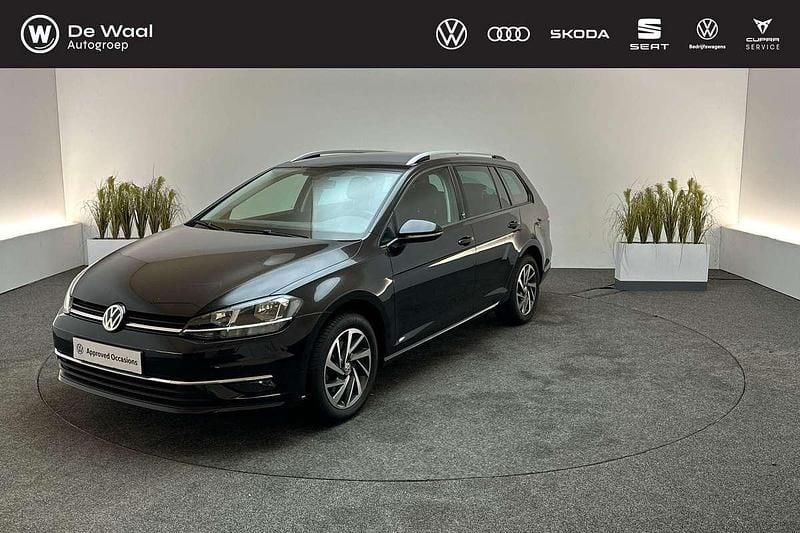 Zwart Gebruikt 2018 VW Golf VII Comfortline Stationwagen | € 15.400 (Eerlijke prijs) - Afbeelding 1/3
