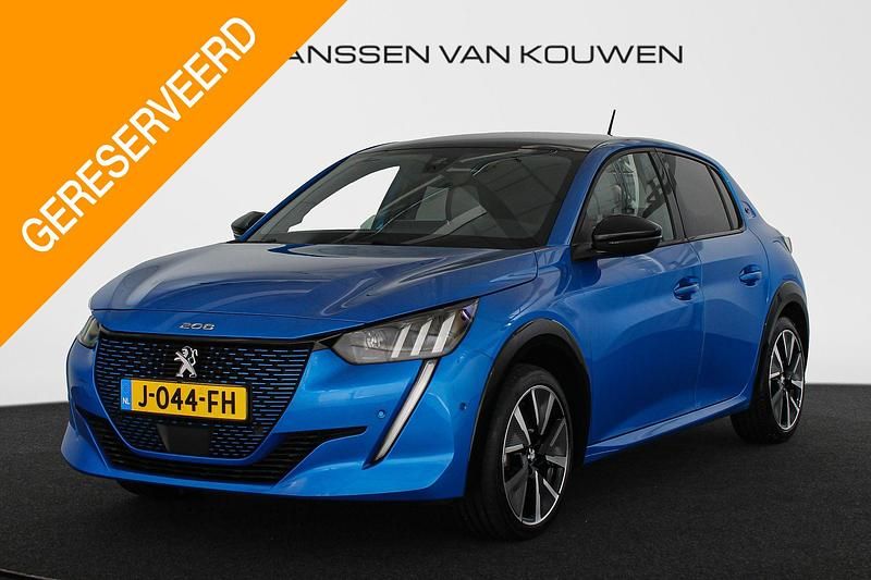 Blauw Occasion 2020 Peugeot e-208 GTi Hatchback | € 14.935 (Eerlijke prijs) - Afbeelding 1/4