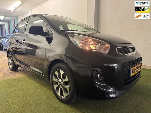 Zwart (metallic) Occasion 2017 Kia Picanto Hatchback | € 7.999 (Super prijs) - Afbeelding 1/4