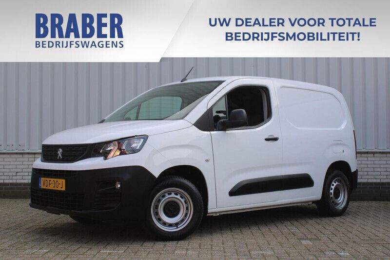 Wit Gebruikt 2019 Peugeot Partner Premium MPV | € 12.292 (Goede deal) - Afbeelding 1/4