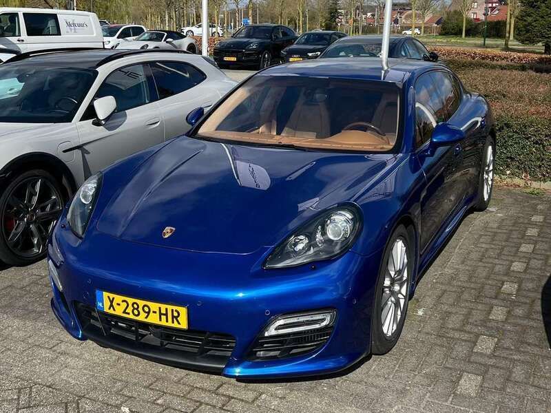 Blauw Gebruikt 2013 Porsche Panamera Turbo Sedan | € 39.950 - Afbeelding 1/4