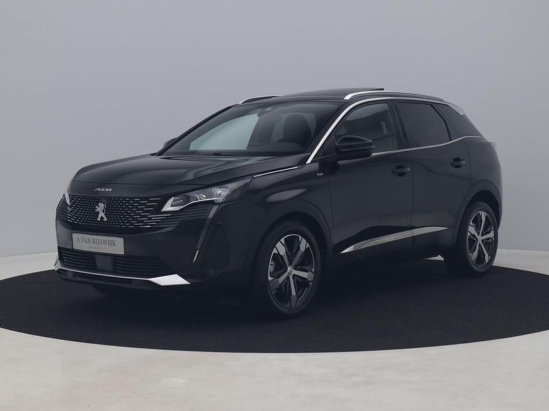 Zwart Gebruikt 2021 Peugeot 3008 GT SUV | € 27.900 (Eerlijke prijs) - Afbeelding 1/4