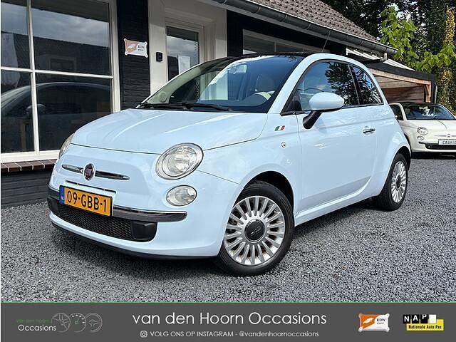 Blauw Gebruikt 2008 Fiat 500 Hatchback | € 4.450 (Eerlijke prijs) - Afbeelding 1/3