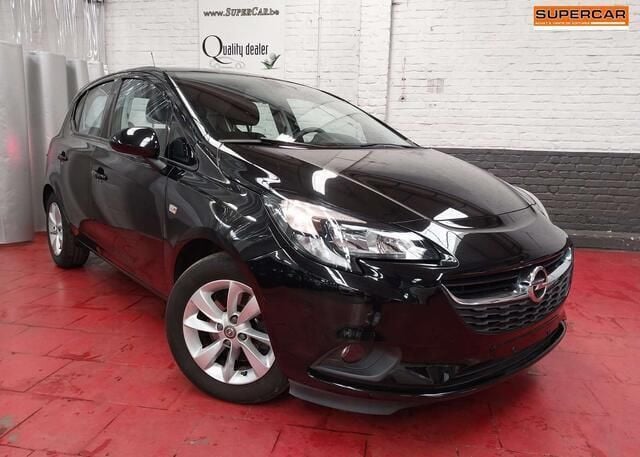 Zwart Gebruikt 2019 Opel Corsa Enjoy Sedan | € 8.490 (Super prijs) - Afbeelding 1/4