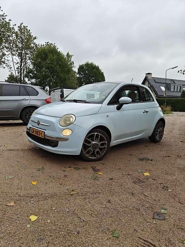 Blauw Gebruikt 2007 Fiat 500 Lounge Hatchback | € 1.999 (Super prijs) - Afbeelding 1/4
