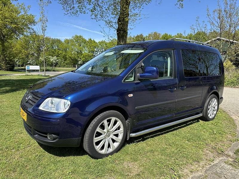 Blauw Occasion 2008 VW Caddy Comfortline MPV | € 6.950 (Eerlijke prijs) - Afbeelding 1/4
