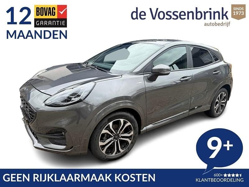 Grijs Gebruikt 2021 Ford Puma Gen-E ST-Line SUV | € 19.950 - Afbeelding 1/4