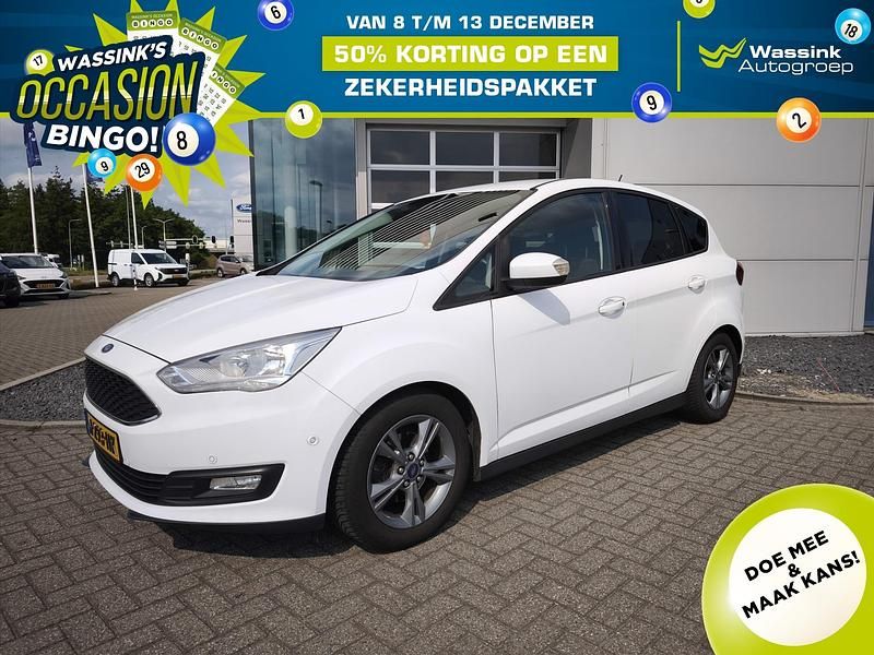 Wit Gebruikt 2019 Ford C-MAX Titanium MPV | € 13.540 (Eerlijke prijs) - Afbeelding 1/4