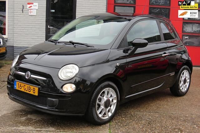 Zwart, metallic lak Gebruikt 2008 Fiat 500 Sport Hatchback | € 3.100 (Eerlijke prijs) - Afbeelding 1/4