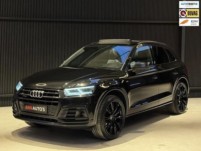 Zwart Occasion 2020 Audi Q5 S-Line SUV | € 29.950 (Eerlijke prijs) - Afbeelding 1/4