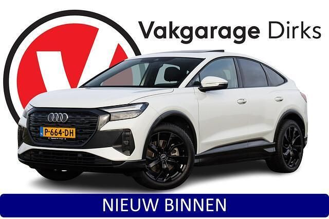 Wit (metallic) Gebruikt 2021 Audi Q4 Sportback e-tron Advanced Plus SUV | € 33.890 (Eerlijke prijs) - Afbeelding 1/3