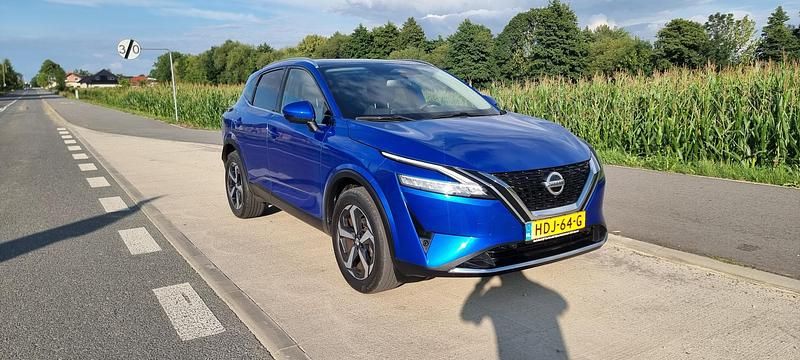 Blauw Gebruikt 2022 Nissan Qashqai Tekna SUV | € 25.900 (Super prijs) - Afbeelding 1/4