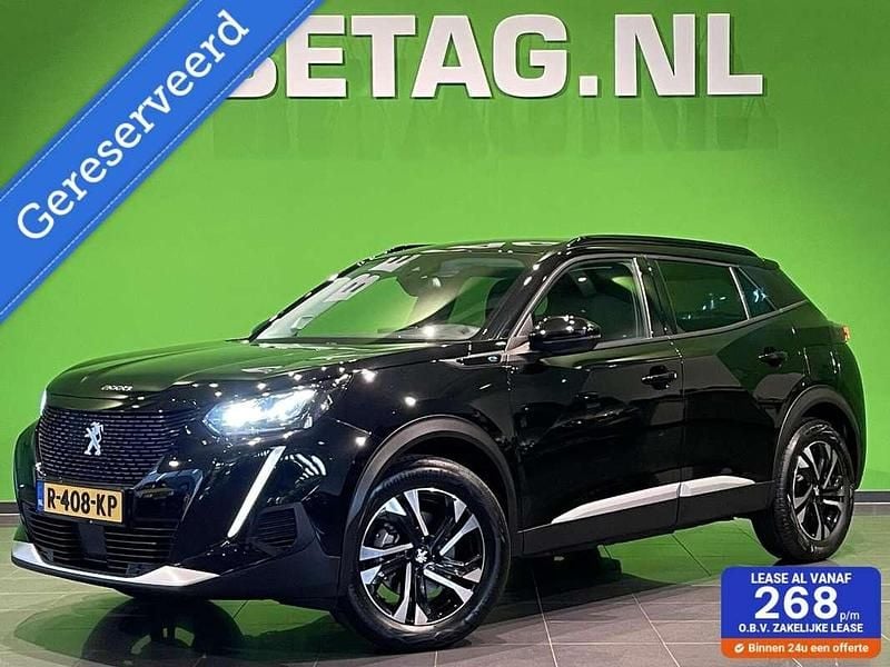 Zwart, metallic lak Gebruikt 2022 Peugeot e-2008 Allure SUV | € 19.999 (Eerlijke prijs) - Afbeelding 1/4