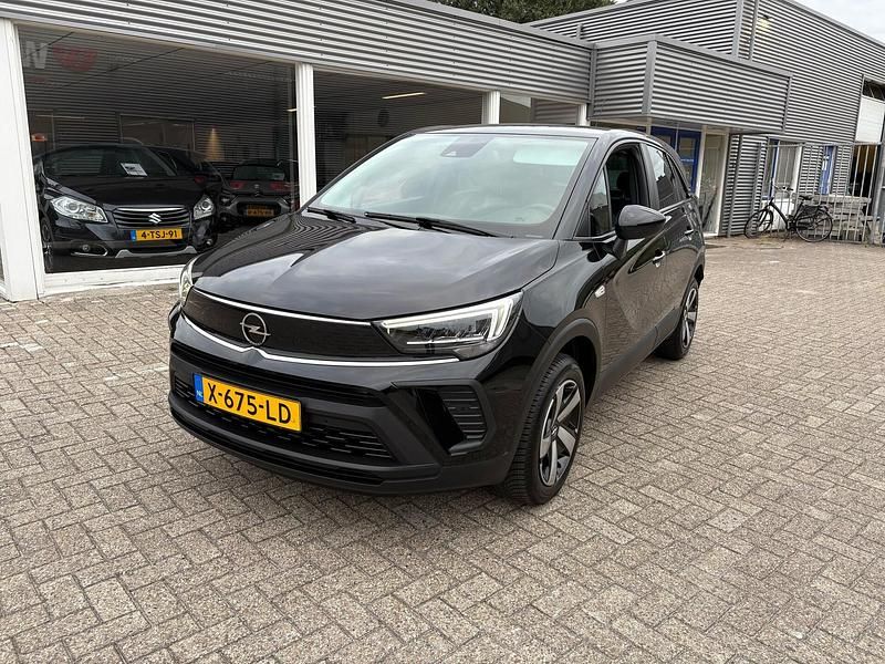 Zwart, metallic lak Gebruikt 2021 Opel Crossland Elegance SUV | € 16.950 (Eerlijke prijs) - Afbeelding 1/4