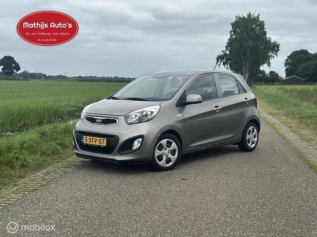 Grijs Gebruikt 2014 Kia Picanto Hatchback | € 4.950 (Super prijs) - Afbeelding 1/4