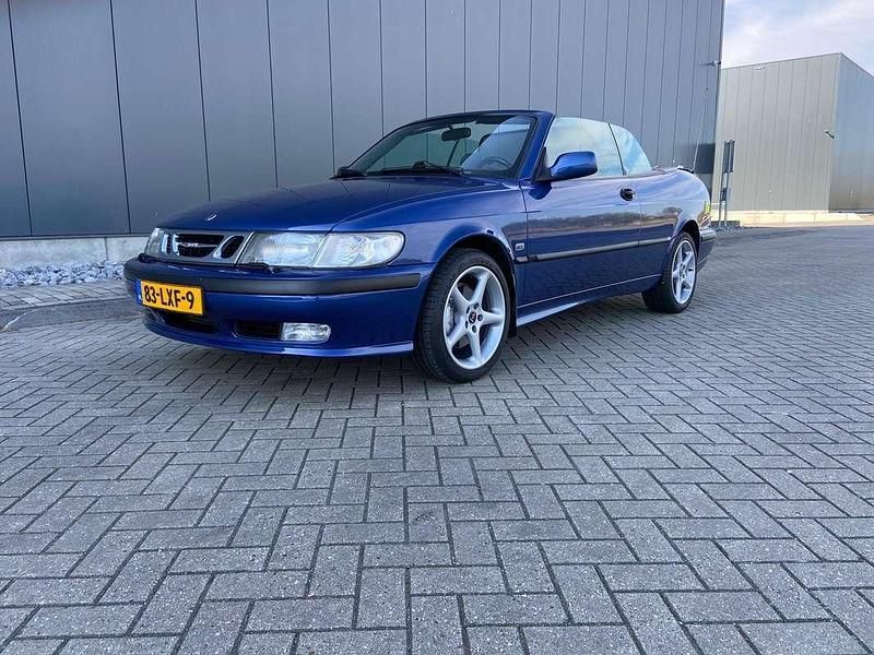 Blauw Gebruikt 2004 Saab 9-3 Cabriolet Cabriolet | € 6.850 (Goede deal) - Afbeelding 1/4
