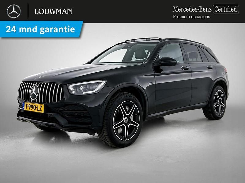 Zwart Occasion 2021 Mercedes GLC300e Exclusive SUV | € 42.945 (Eerlijke prijs) - Afbeelding 1/4