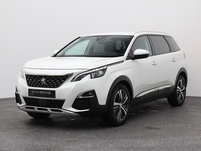 Wit (metallic) Occasion 2019 Peugeot 5008 Allure MPV | € 16.500 (Goede deal) - Afbeelding 1/4