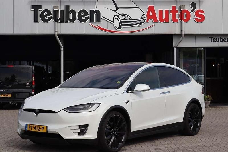 Wit Gebruikt 2017 Tesla Model X SUV | € 28.885 (Super prijs) - Afbeelding 1/4