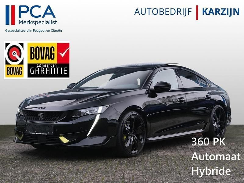 Zwart Gebruikt 2021 Peugeot 508 Sport Hatchback | € 39.450 (Super prijs) - Afbeelding 1/4