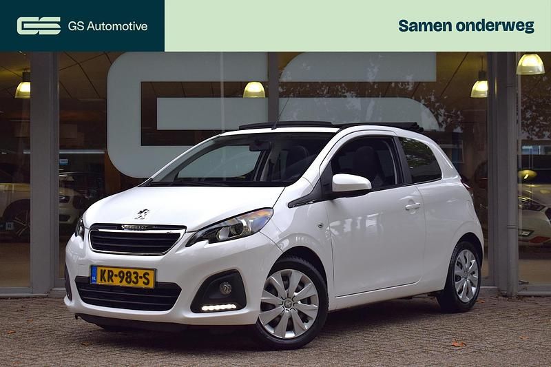 Wit Gebruikt 2016 Peugeot 108 Active Hatchback | € 8.305 (Eerlijke prijs) - Afbeelding 1/4