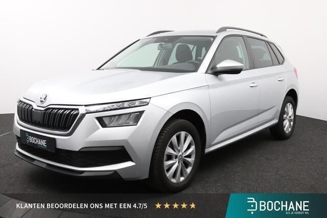 Brilliant silver metallic (grijs metallic) Gebruikt 2021 Skoda Kamiq Ambition SUV | € 15.700 (Goede deal) - Afbeelding 1/4