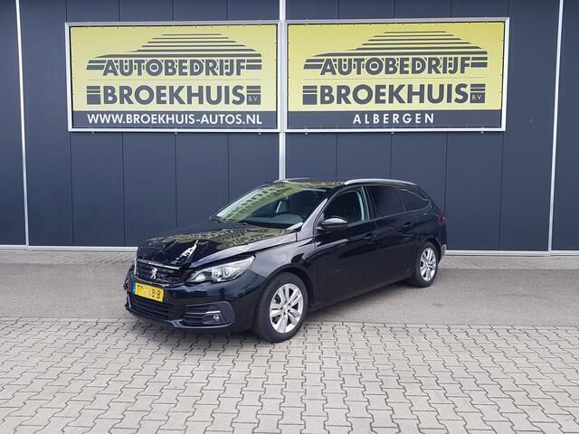 Zwart Gebruikt 2018 Peugeot 308 Stationwagen | € 3.900 - Afbeelding 1/4