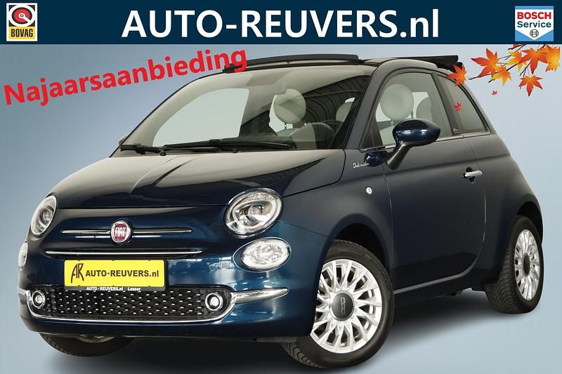 Blauw Gebruikt 2022 Fiat 500C Dolcevita Cabriolet | € 14.900 (Eerlijke prijs) - Afbeelding 1/4
