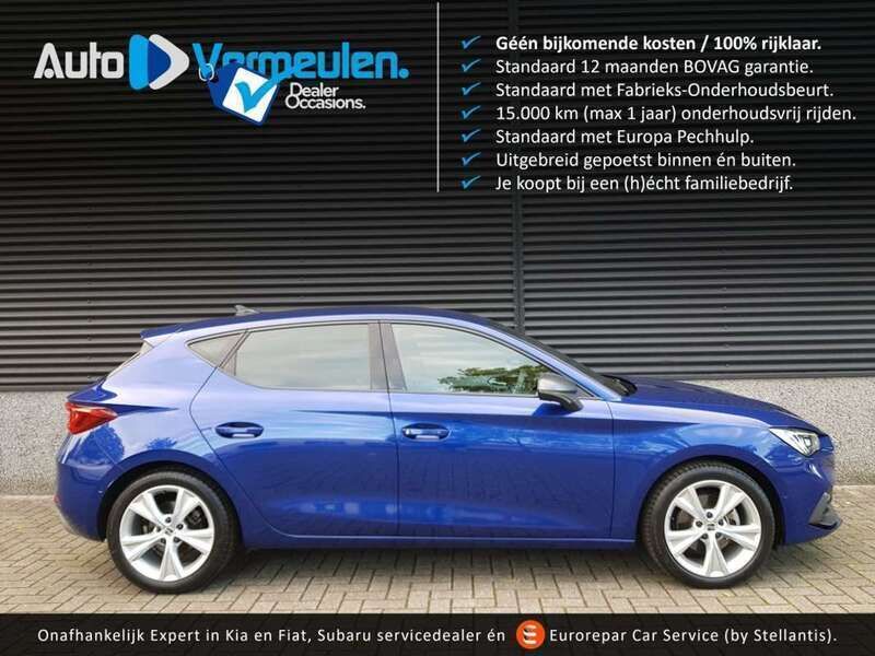 Blauw Gebruikt 2021 Seat Leon Business Hatchback | € 20.890 (Eerlijke prijs) - Afbeelding 1/3