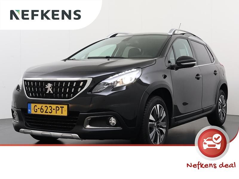 Zwart Occasion 2019 Peugeot 2008 Allure SUV | € 15.300 (Eerlijke prijs) - Afbeelding 1/4