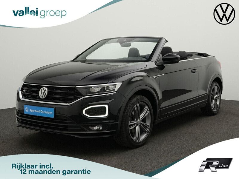 Zwart Gebruikt 2020 VW T-Roc Cabriolet R-line Cabriolet | € 31.450 (Duur) - Afbeelding 1/4