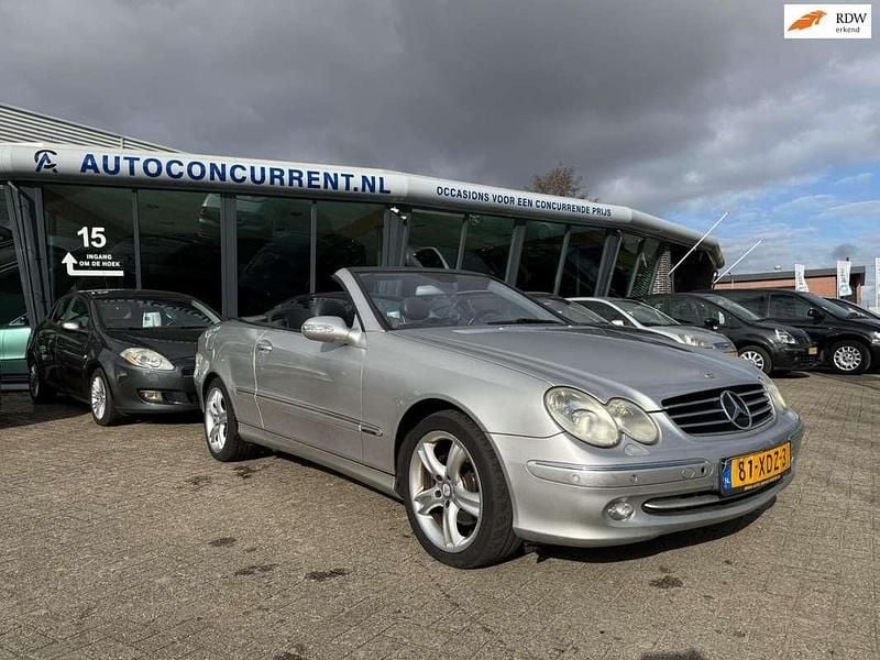 Grijs Gebruikt 2004 Mercedes CLK320 Elegance Cabriolet | € 5.499 (Super prijs) - Afbeelding 1/4