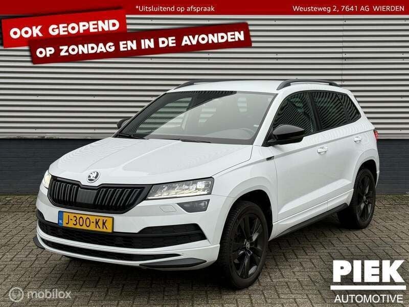 Wit Gebruikt 2020 Skoda Karoq Business Line SUV | € 16.999 (Eerlijke prijs) - Afbeelding 1/3