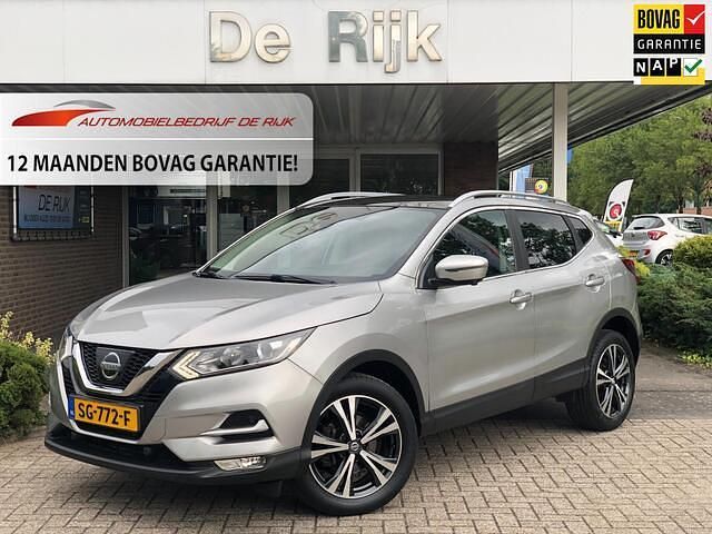 Grijs Gebruikt 2018 Nissan Qashqai N-Connecta SUV | € 16.895 (Goede deal) - Afbeelding 1/4