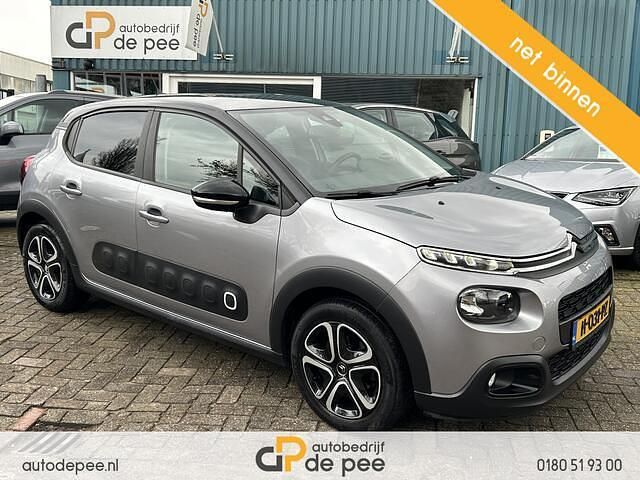 Grijs Gebruikt 2020 Citroën C3 Feel Hatchback | € 12.950 (Eerlijke prijs) - Afbeelding 1/3