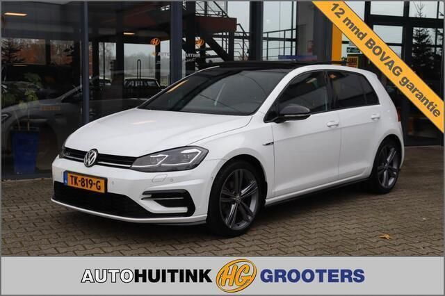 Wit, andere lak Gebruikt 2018 VW Golf VII Highline Hatchback | € 19.995 (Duur) - Afbeelding 1/4