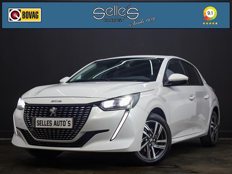 Wit Gebruikt 2021 Peugeot 208 Allure Hatchback | € 16.595 (Goede deal) - Afbeelding 1/3