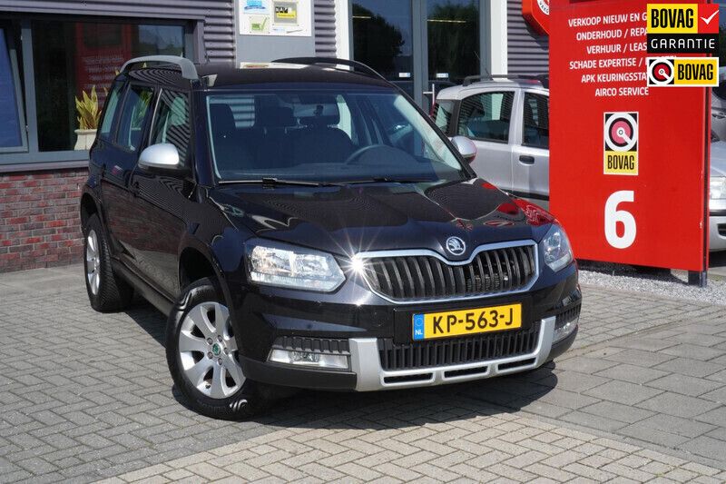 Zwart, metallic lak Gebruikt 2015 Skoda Yeti Active SUV | € 8.995 (Eerlijke prijs) - Afbeelding 1/4