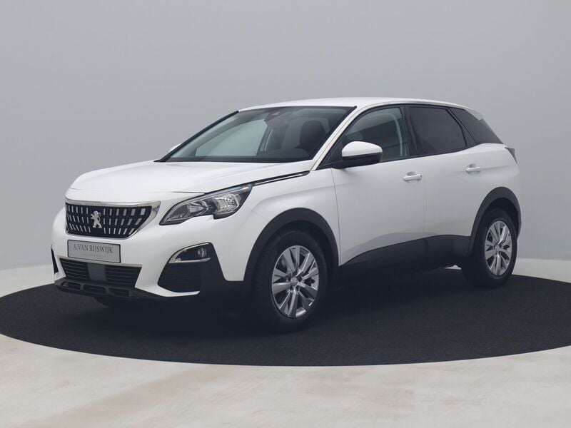Wit Gebruikt 2019 Peugeot 3008 Active SUV | € 18.500 (Super prijs) - Afbeelding 1/4