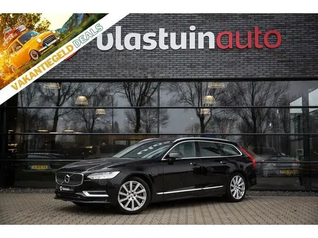 Zwart Gebruikt 2018 Volvo V90 Inscription Stationwagen | € 29.900 (Goede deal) - Afbeelding 1/4