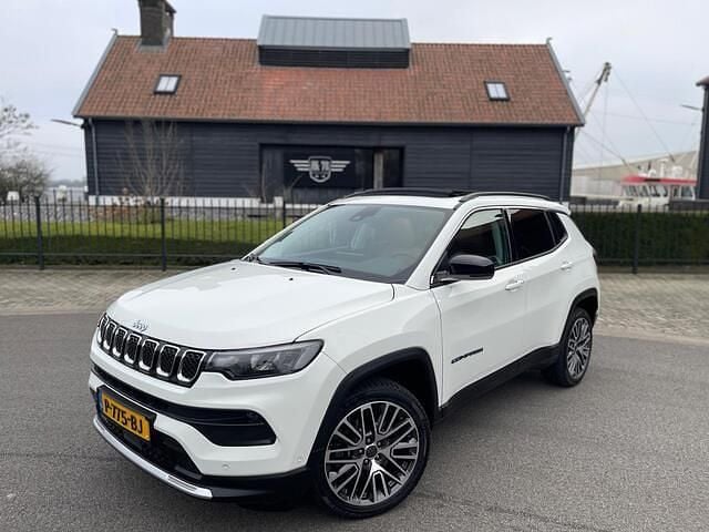 Wit (metallic) Gebruikt 2022 Jeep Compass Limited SUV | € 21.700 (Goede deal) - Afbeelding 1/4