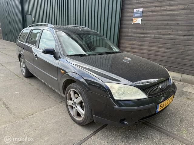 Zwart Gebruikt 2003 Ford Mondeo Ambiente Stationwagen | € 950 (Eerlijke prijs) - Afbeelding 1/4