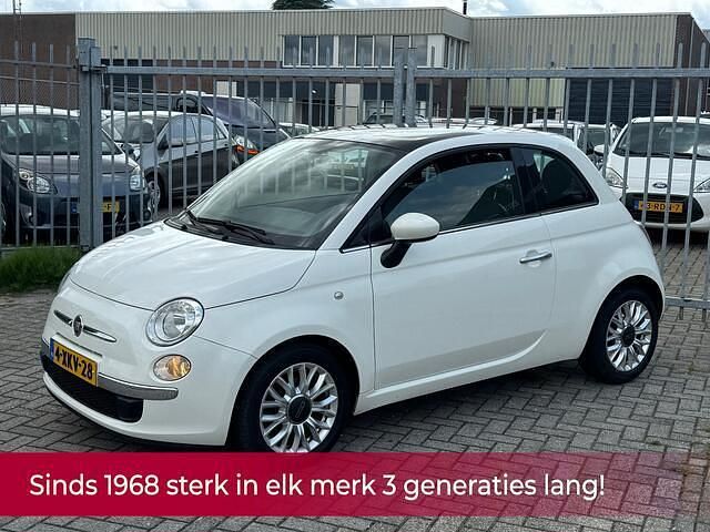 Wit Gebruikt 2014 Fiat 500 Lounge Hatchback | € 6.890 (Eerlijke prijs) - Afbeelding 1/4