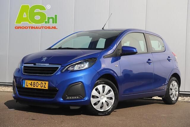 Blauw Gebruikt 2021 Peugeot 108 Active Hatchback | € 9.499 (Eerlijke prijs) - Afbeelding 1/4