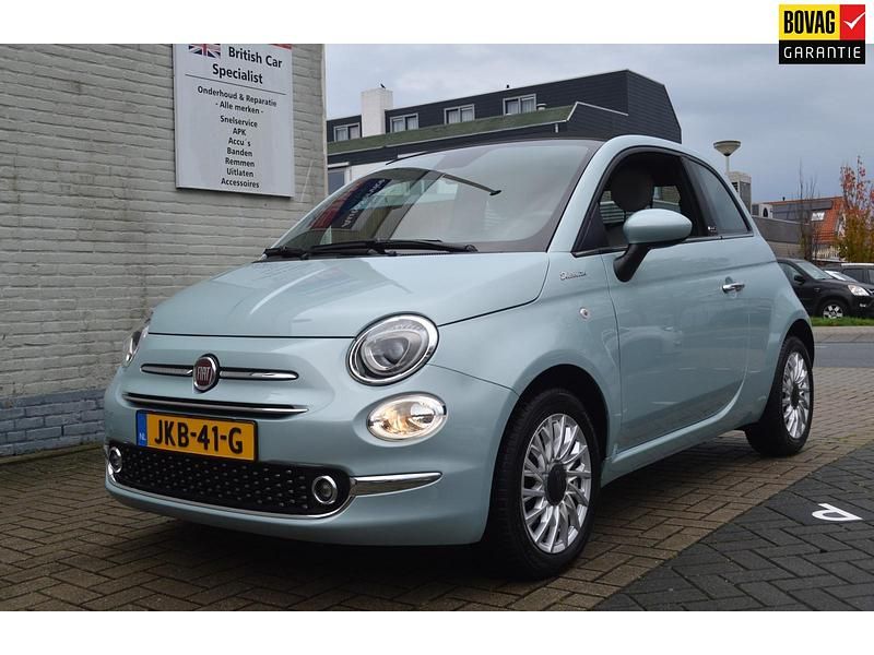 Occasion Fiat 500 Dolcevita 69 PK (50 kW) 2022 Blauw Cabriolet
