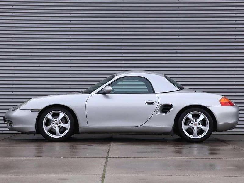 Occasion Porsche Boxster 221 PK (162 kW) 2001 Grijs (metallic) Cabriolet